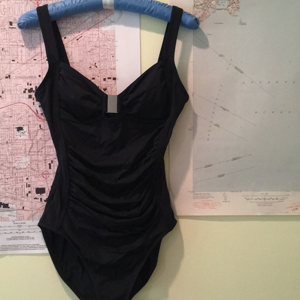 Calvin Klein Never Worn Black Swimsuit One Piece